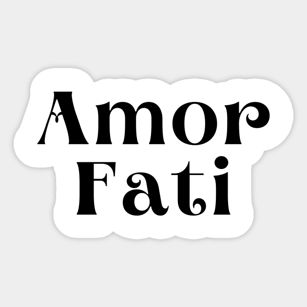 Amor Fati Sticker by ReflectionEternal